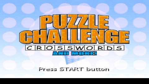 Puzzle Challenge : Crosswords and More! — Title screen