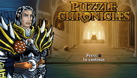 Puzzle Chronicles — Title screen