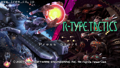 R-Type Tactics — Title screen