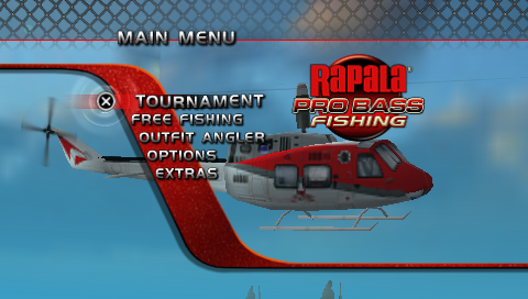 Rapala Pro Bass Fishing — Title screen