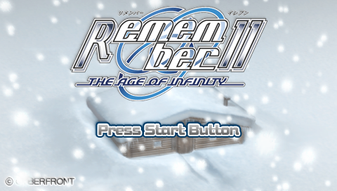 Remember11 : The Age of Infinity — Title screen