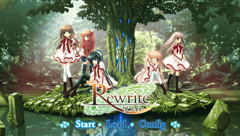Rewrite — Title screen