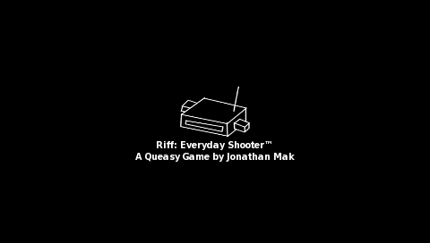Riff : Everyday Shooter — Title screen