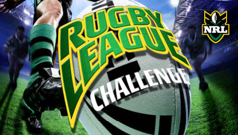 Rugby League Challenge — Title screen