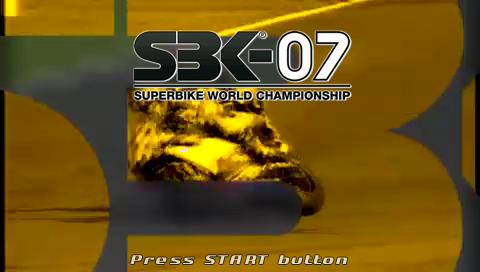 SBK 07 : Superbike World Championship — Title screen