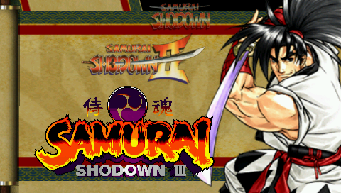 Samurai Shodown Anthology — Title screen