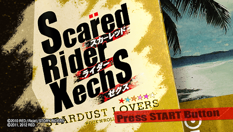 Scared Rider Xechs - Stardust Lovers — Title screen