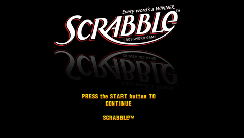 Scrabble : Crossword Game — Title screen