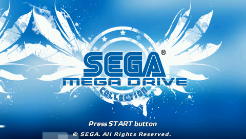 Sega Mega Drive Collection — Title screen