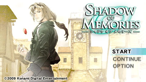 Shadow of Memories — Title screen
