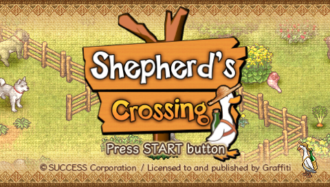 Shepherd's Crossing — Title screen