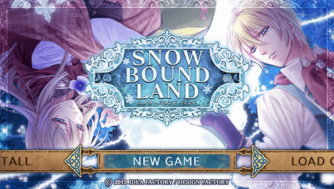 Snow Bound Land — Title screen