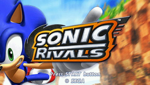 Sonic Rivals — Title screen