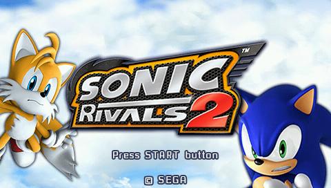 Sonic Rivals 2 — Title screen