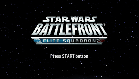 Star Wars Battlefront : Elite Squadron — Title screen