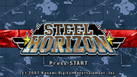 Steel Horizon — Title screen