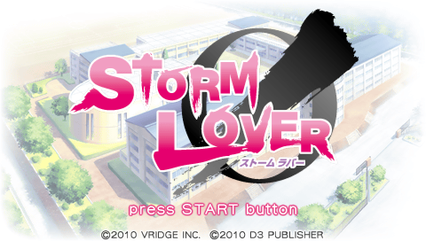 StormLover — Title screen