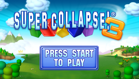Super Collapse! 3 — Title screen