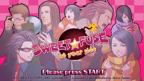 Sweet Fuse : At Your Side — Title screen