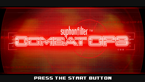 Syphon Filter : Combat Ops — Title screen