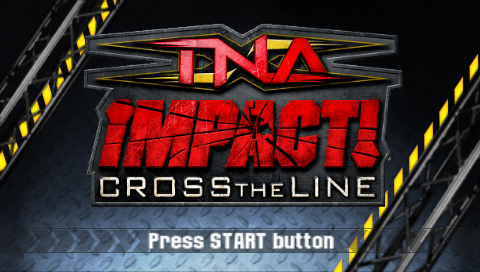 TNA Impact : Cross the Line — Title screen