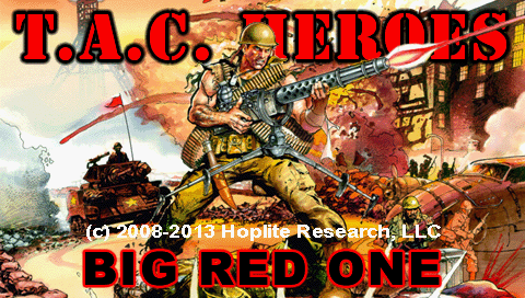 T.a.c. Heroes - Big Red One — Title screen