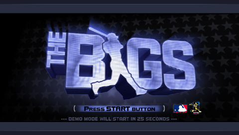 The Bigs — Title screen