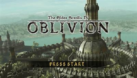 The Elder Scrolls Travels : Oblivion — Title screen