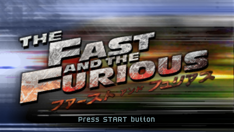 The Fast and the Furious : Tokyo Drift — Title screen