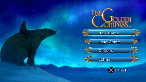 The Golden Compass — Title screen