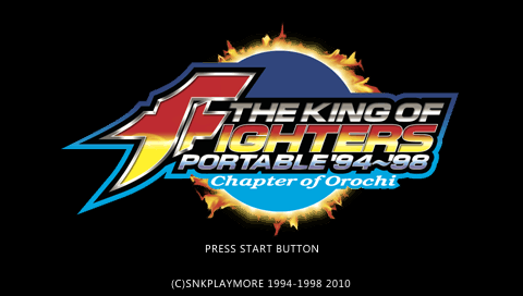 The King of Fighters Collection : The Orochi Saga — Title screen