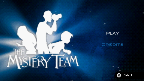 The Mystery Team — Title screen