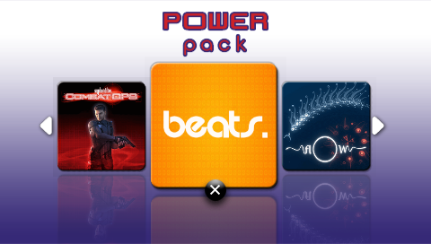 The Playstation Network Collection : Power Pack — Title screen