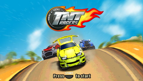 Tnt Racers — Title screen