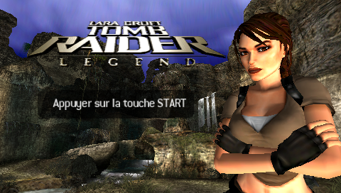 Tomb Raider : Legend — Title screen