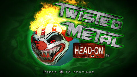 Twisted Metal : Head On — Title screen