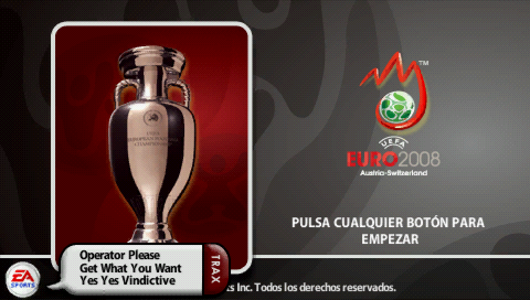 UEFA Euro 2008 — Title screen