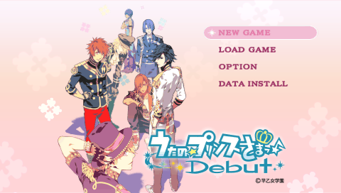 Uta no Prince Sama : Debut — Title screen