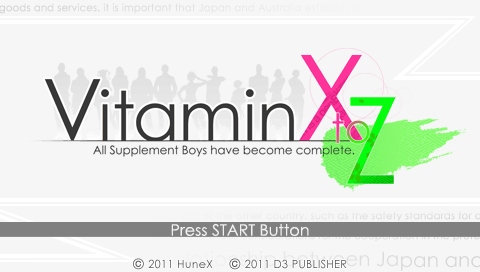 Vitamin X to Z — Title screen