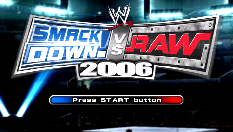 WWE SmackDown! vs. RAW 2006 — Title screen