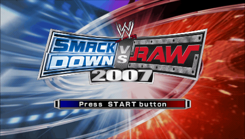 WWE SmackDown! vs. RAW 2007 — Title screen