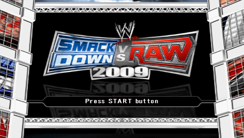 WWE SmackDown! vs. RAW 2009 featuring ECW — Title screen
