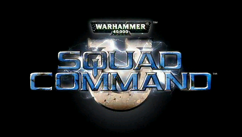 Warhammer 40,000 : Squad Command — Title screen