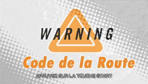 Warning : Code de La Route — Title screen