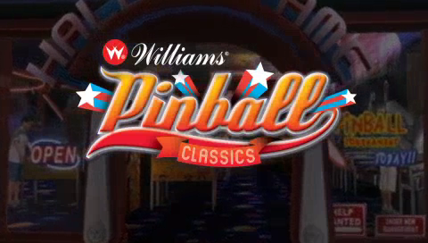 Williams Pinball Classics — Title screen