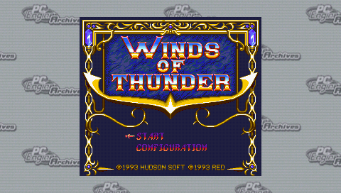 Winds Of Thunder — Title screen