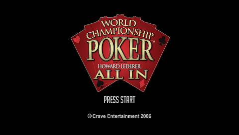 World Championship Poker featuring Howard Lederer : All In — Title screen