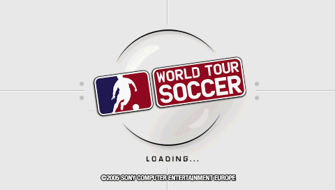 World Tour Soccer — Title screen