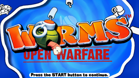 Worms : Open Warfare — Title screen
