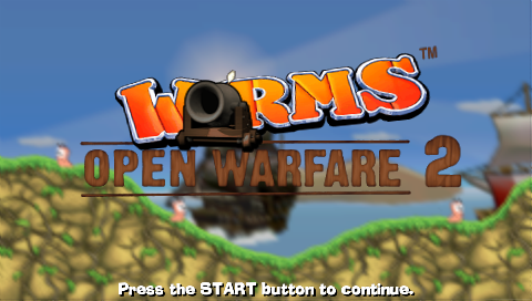 Worms : Open Warfare 2 — Title screen